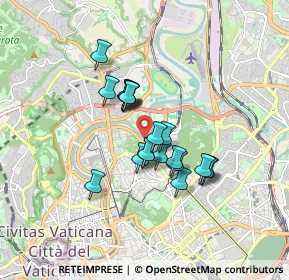 Mappa Via Elia Enrico, 00197 Roma RM, Italia (1.331)