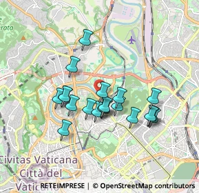 Mappa Via Elia Enrico, 00197 Roma RM, Italia (1.5485)