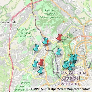 Mappa Via Giovanni Acquaderni, 00168 Roma RM, Italia (2.46429)