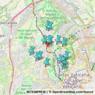 Mappa Via Giovanni Acquaderni, 00168 Roma RM, Italia (1.49267)