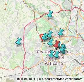 Mappa Via Giovanni Acquaderni, 00168 Roma RM, Italia (3.22571)