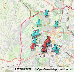 Mappa Via Giovanni Acquaderni, 00168 Roma RM, Italia (3.32467)