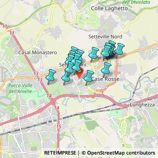 Mappa Via G. Peroni, 00131 Roma RM, Italia (1.3645)