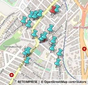 Mappa Via Moneglia, 00168 Roma RM, Italia (0.2255)