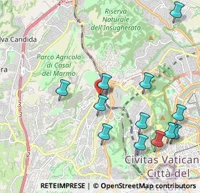 Mappa Via Moneglia, 00168 Roma RM, Italia (2.44083)