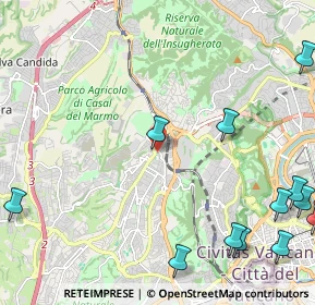 Mappa Via Moneglia, 00168 Roma RM, Italia (3.39333)