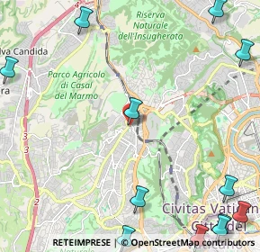 Mappa Via Moneglia, 00168 Roma RM, Italia (3.7275)