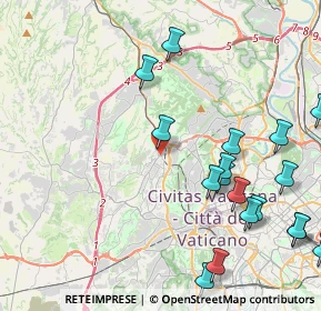 Mappa Largo Millesimo, 00168 Roma RM, Italia (5.9405)