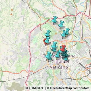 Mappa Largo Millesimo, 00168 Roma RM, Italia (3.39444)