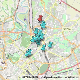 Mappa Via Lago Tana, 00199 Roma RM, Italia (1.21)