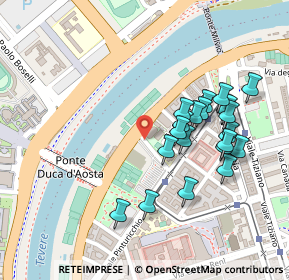 Mappa Via Martino Longhi, 00196 Roma RM, Italia (0.2395)