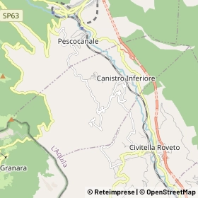 Mappa Canistro