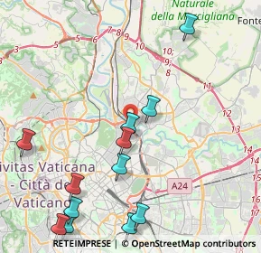 Mappa Tangenziale Est, 00199 Roma RM, Italia (5.435)