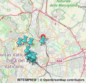 Mappa Tangenziale Est, 00199 Roma RM, Italia (4.11273)