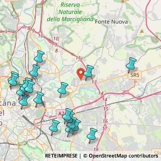 Mappa Via Morrovalle, 00156 Roma RM, Italia (5.996)
