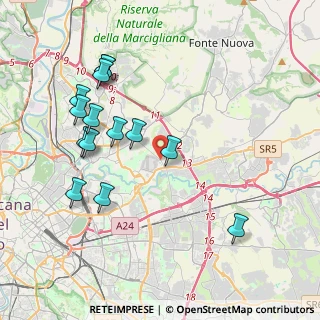Mappa Via Morrovalle, 00156 Roma RM, Italia (4.41)