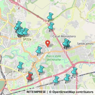 Mappa Via Morrovalle, 00156 Roma RM, Italia (2.8155)
