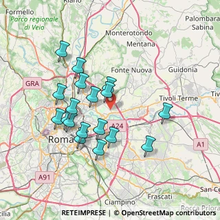 Mappa Via Morrovalle, 00156 Roma RM, Italia (7.195)