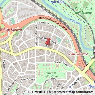 Mappa Via Filippo Marchetti,  2, 00199 Roma, Roma (Lazio)
