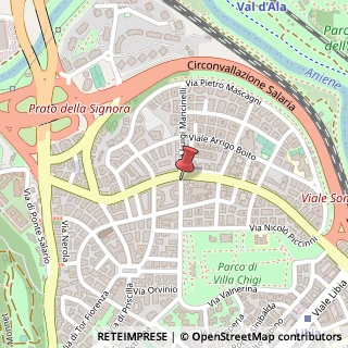 Mappa Via di Villa Chigi,  96, 00199 Roma, Roma (Lazio)