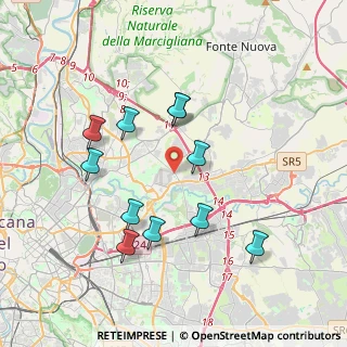 Mappa Via Giuseppina Nicoli, 00156 Roma RM, Italia (3.80455)
