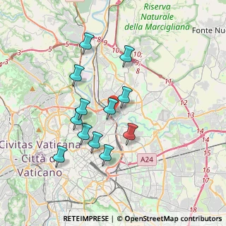 Mappa Quartiere XVI Monte Sacro, 00141 Roma RM, Italia (3.47583)