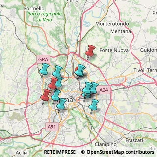 Mappa Quartiere XVI Monte Sacro, 00141 Roma RM, Italia (6.05467)