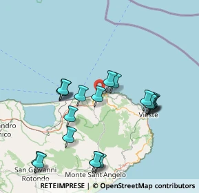 Mappa Strada vico, 71018 Vico del Gargano FG, Italia (16.8425)