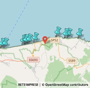 Mappa Località Calenella, 71018 Vico del Gargano FG, Italia (4.45273)