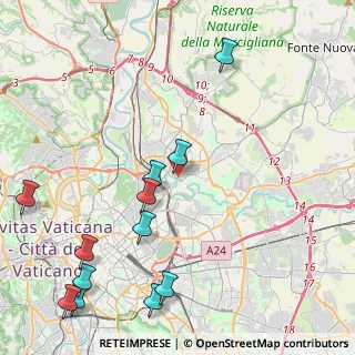 Mappa Via Gargano, 00141 Roma RM, Italia (5.82833)