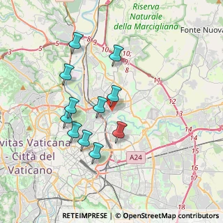 Mappa Via Gargano, 00141 Roma RM, Italia (3.53)