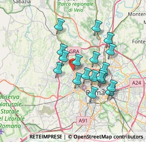 Mappa Via Bianchi Leonardo, 00168 Roma RM, Italia (6.27667)