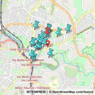 Mappa Piazza Vulture, 00144 Monterotondo RM, Italia (0.651)