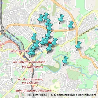 Mappa Piazza Vulture, 00144 Monterotondo RM, Italia (0.7625)