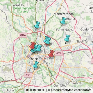 Mappa Piazza Vulture, 00144 Monterotondo RM, Italia (5.88182)