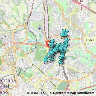 Mappa Largo Forano, 00199 Roma RM, Italia (1.2505)