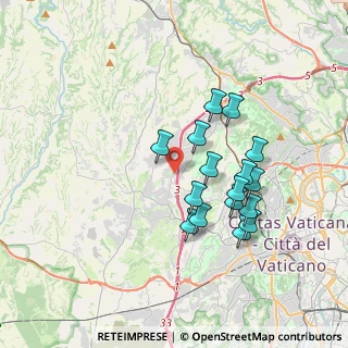 Mappa Via Romolo Fugazza, 00166 Roma RM, Italia (3.4025)