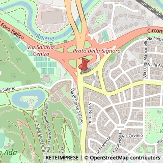 Mappa Via Alfredo Catalani,  4, 00199 Roma, Roma (Lazio)