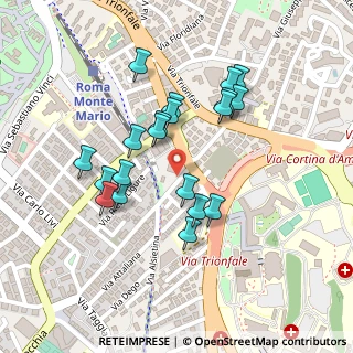 Mappa Via dell'Acquedotto Paolo, 00168 Roma RM, Italia (0.2155)