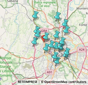 Mappa Via dell'Acquedotto Paolo, 00168 Roma RM, Italia (6.37789)