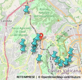 Mappa Via dell'Acquedotto Paolo, 00168 Roma RM, Italia (2.40938)
