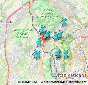 Mappa Via dell'Acquedotto Paolo, 00168 Roma RM, Italia (1.33154)