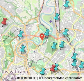 Mappa Via dei Campi Sportivi, 00197 Roma RM, Italia (2.91667)