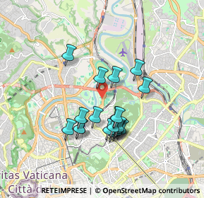 Mappa Via dei Campi Sportivi, 00197 Roma RM, Italia (1.56263)