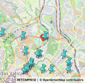 Mappa Via dei Campi Sportivi, 00197 Roma RM, Italia (2.76813)