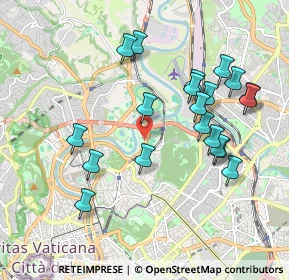 Mappa Via dei Campi Sportivi, 00197 Roma RM, Italia (2.049)