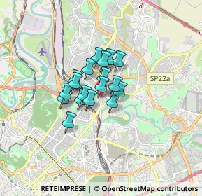 Mappa Via Valle Corteno, 00141 Roma RM, Italia (1.01722)