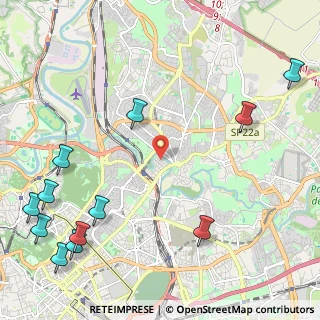 Mappa Via Valle Corteno, 00141 Roma RM, Italia (3.33667)