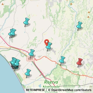 Mappa Via Nurallao, 00054 Fiumicino RM, Italia (6.8735)