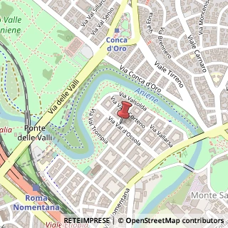 Mappa Via Val d'Ossola, 75, 00141 Roma, Roma (Lazio)